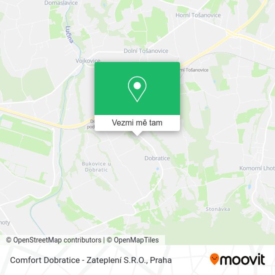 Comfort Dobratice - Zateplení S.R.O. mapa