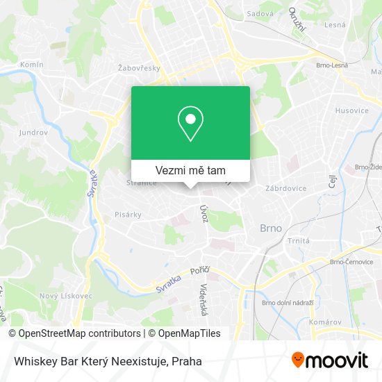 Whiskey Bar Který Neexistuje mapa