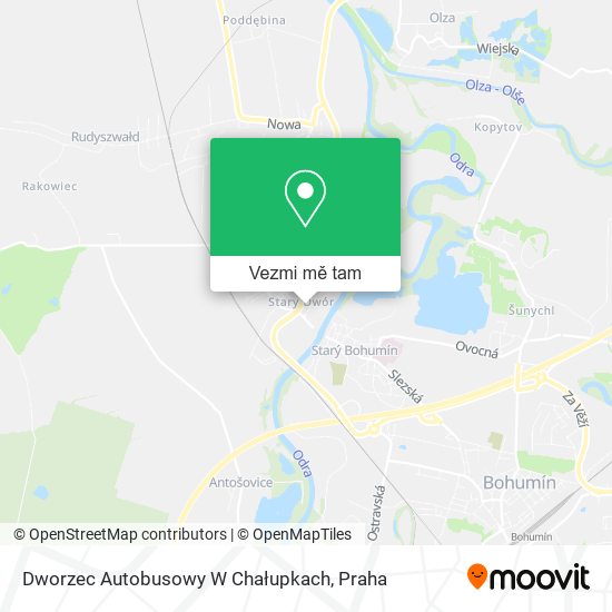 Dworzec Autobusowy W Chałupkach mapa