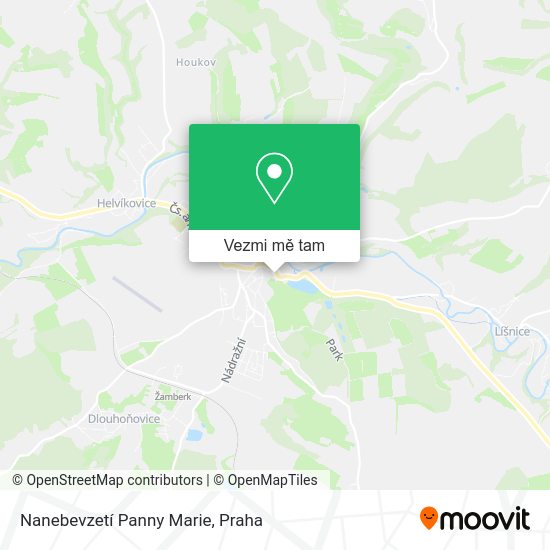 Nanebevzetí Panny Marie mapa