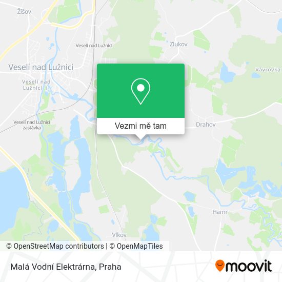 Malá Vodní Elektrárna mapa