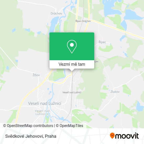 Svědkové Jehovovi mapa