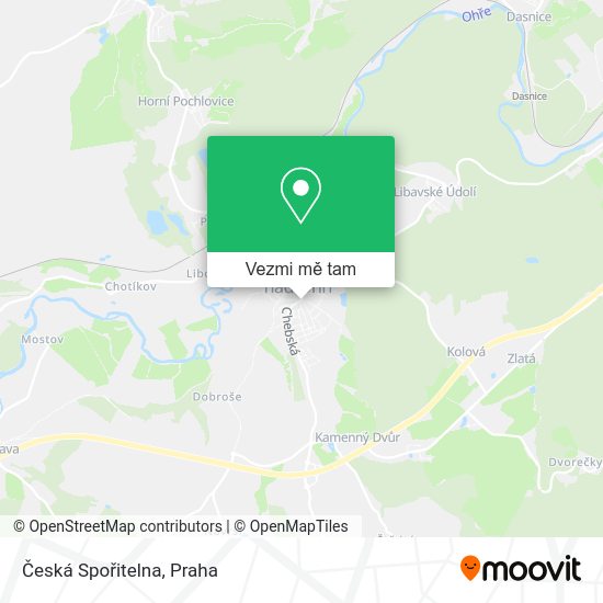 Česká Spořitelna mapa