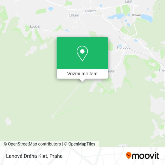 Lanová Dráha Kleť mapa