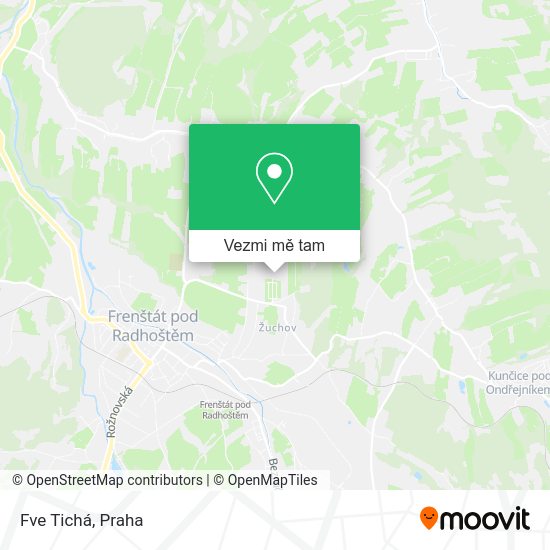 Fve Tichá mapa
