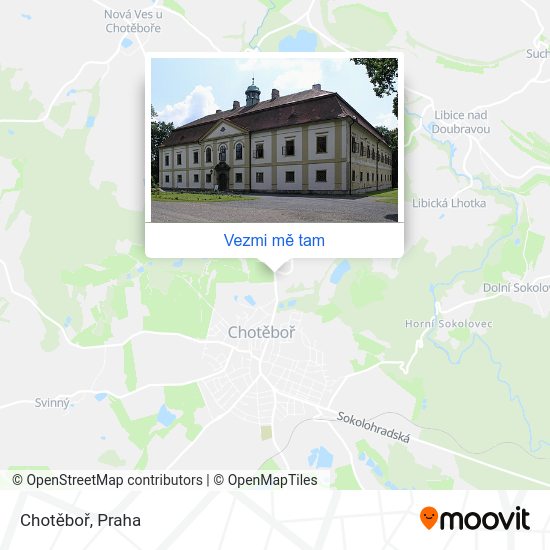 Chotěboř mapa