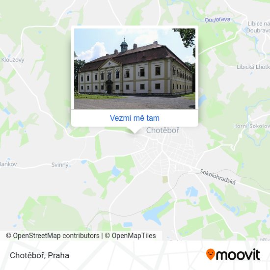 Chotěboř mapa