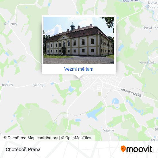 Chotěboř mapa