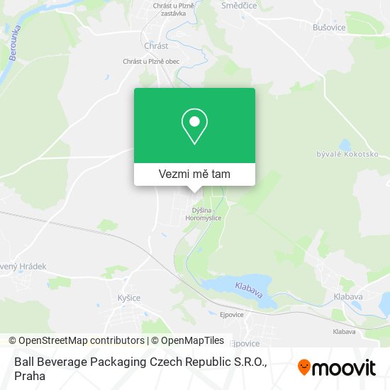 Ball Beverage Packaging Czech Republic S.R.O. mapa