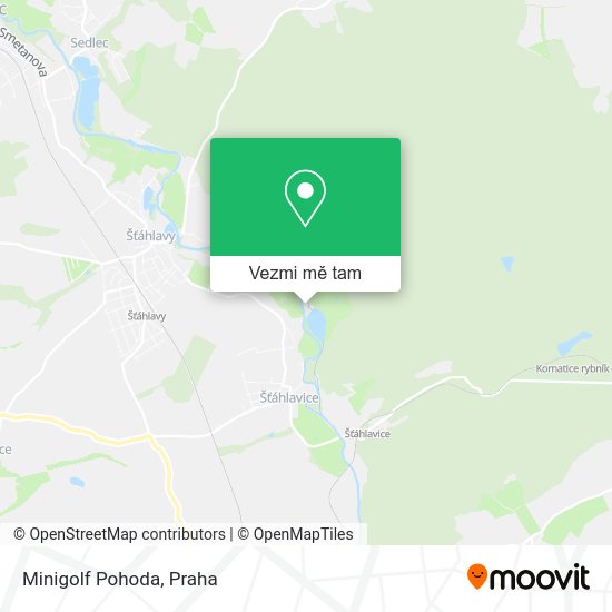 Minigolf Pohoda mapa