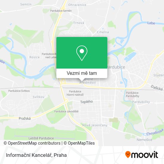 Informační Kancelář mapa