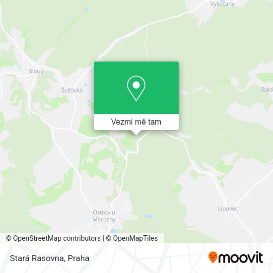 Stará Rasovna mapa