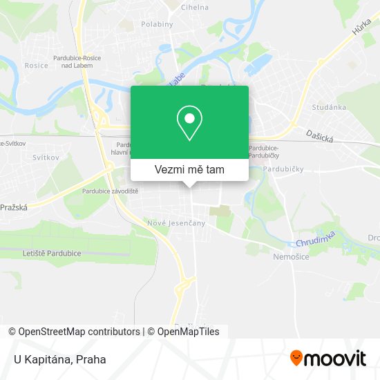 U Kapitána mapa