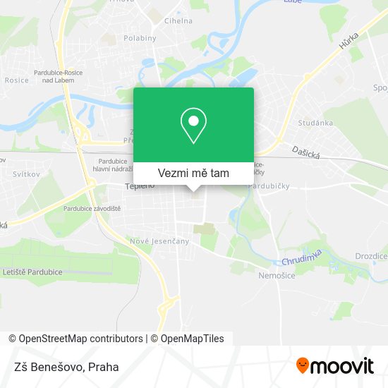 Zš Benešovo mapa