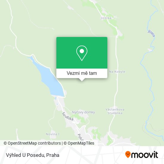 Výhled U Posedu mapa