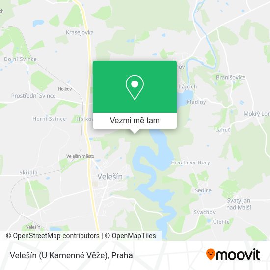 Velešín (U Kamenné Věže) mapa