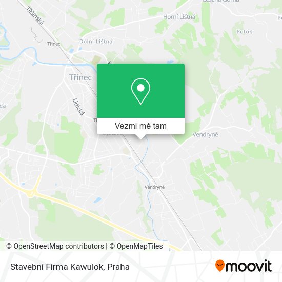 Stavební Firma Kawulok mapa
