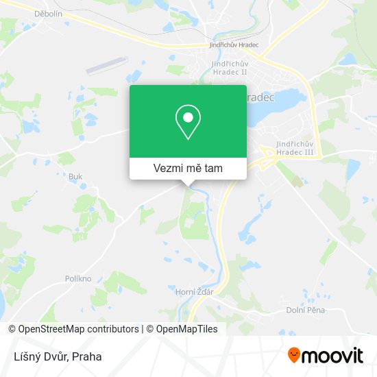 Líšný Dvůr mapa