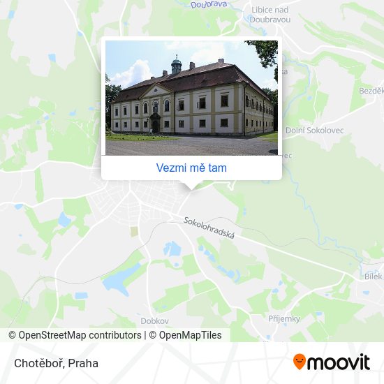 Chotěboř mapa