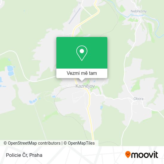 Policie Čr mapa