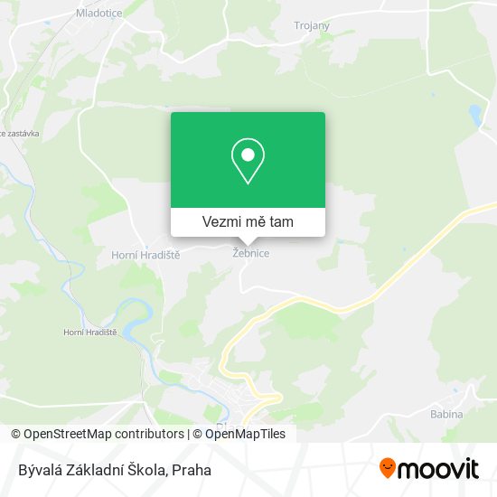 Bývalá Základní Škola mapa