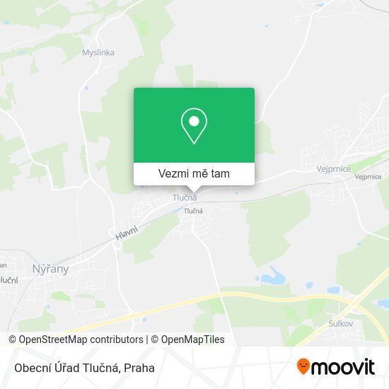Obecní Úřad Tlučná mapa
