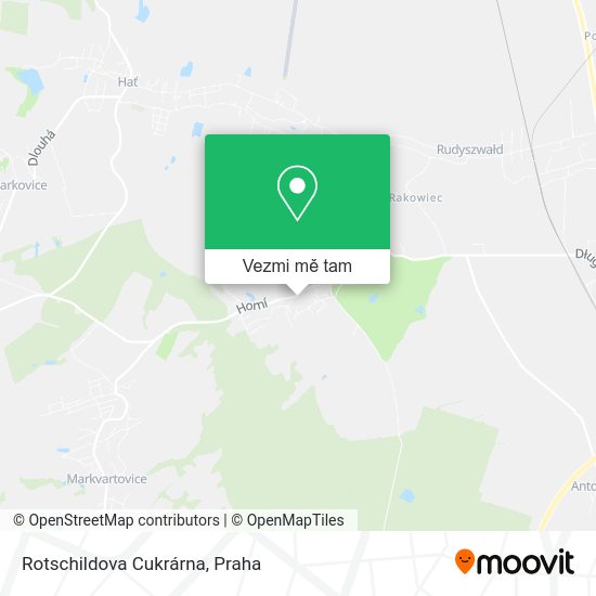 Rotschildova Cukrárna mapa