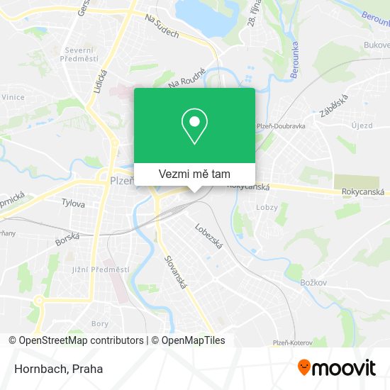 Hornbach mapa