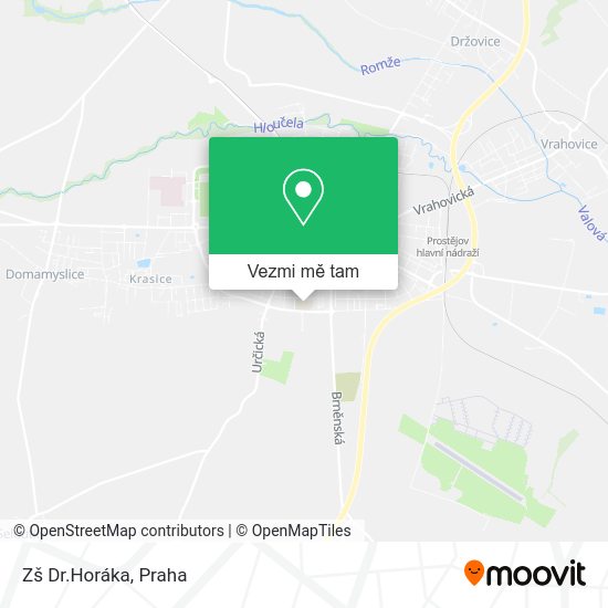 Zš Dr.Horáka mapa