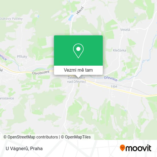 U Vágnerů mapa