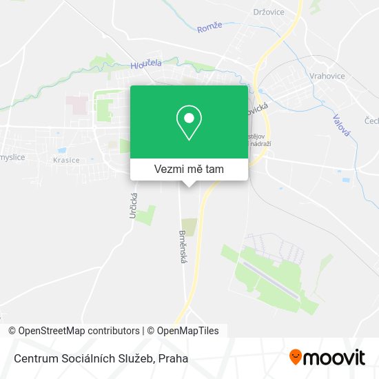 Centrum Sociálních Služeb mapa