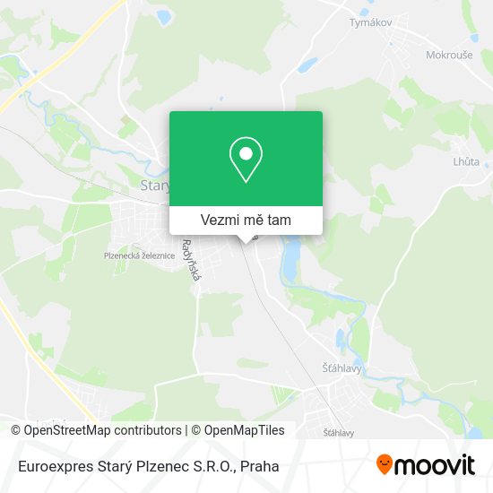 Euroexpres Starý Plzenec S.R.O. mapa