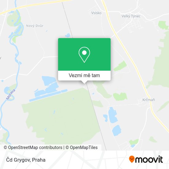 Čd Grygov mapa