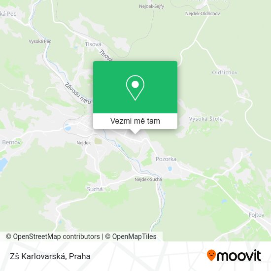 Zš Karlovarská mapa