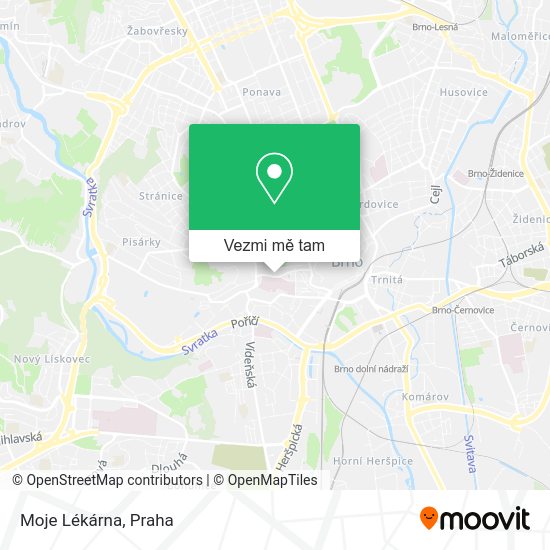 Moje Lékárna mapa