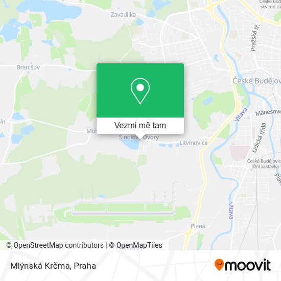Mlýnská Krčma mapa