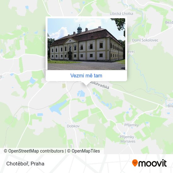 Chotěboř mapa