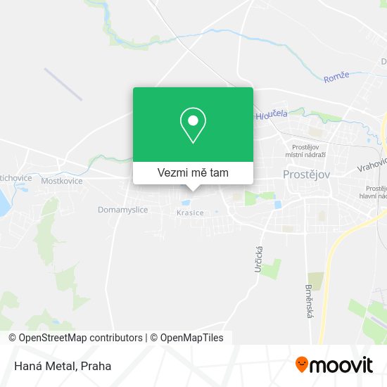 Haná Metal mapa