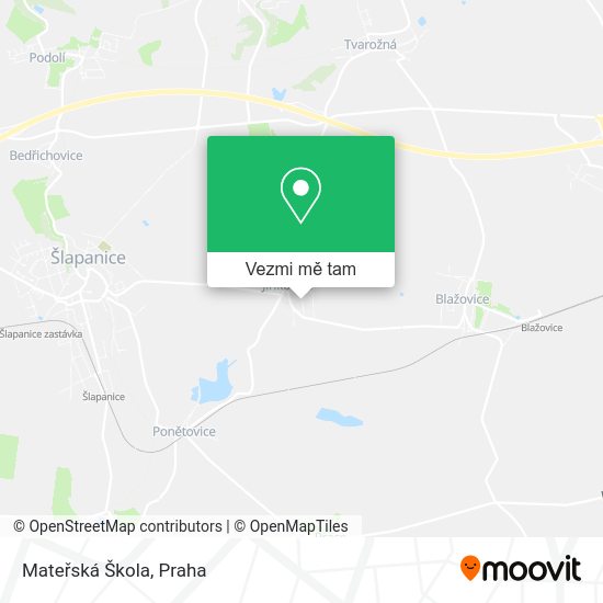 Mateřská Škola mapa