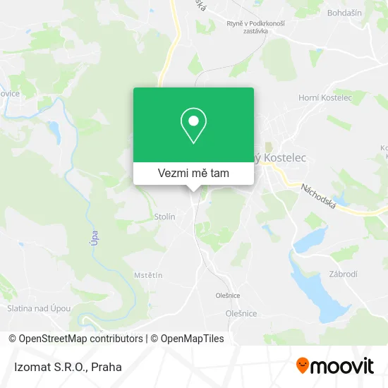 Izomat S.R.O. mapa
