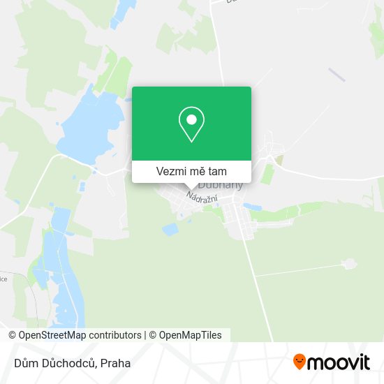 Dům Důchodců mapa