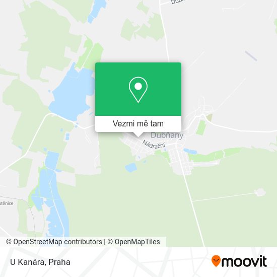 U Kanára mapa