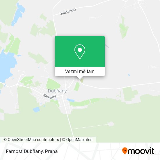 Farnost Dubňany mapa