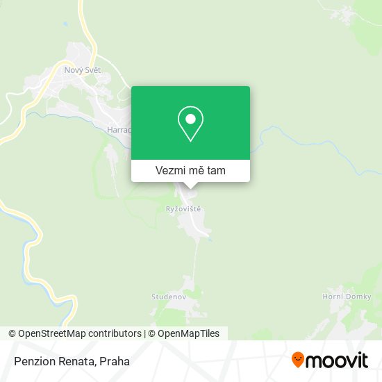 Penzion Renata mapa