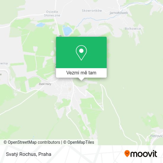 Svatý Rochus mapa