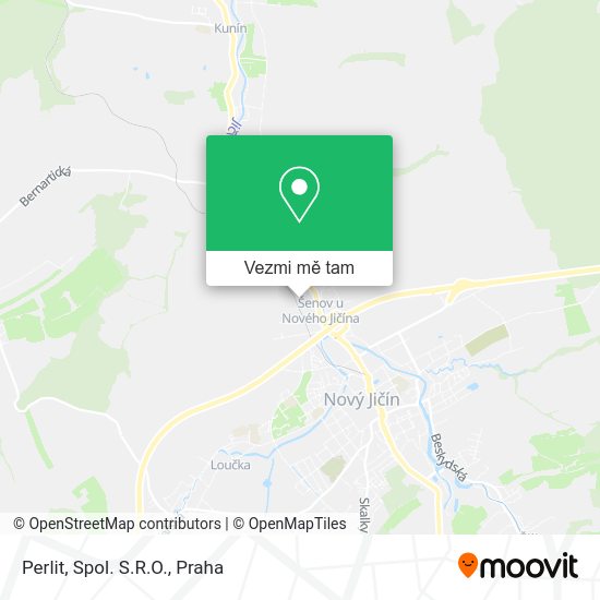 Perlit, Spol. S.R.O. mapa