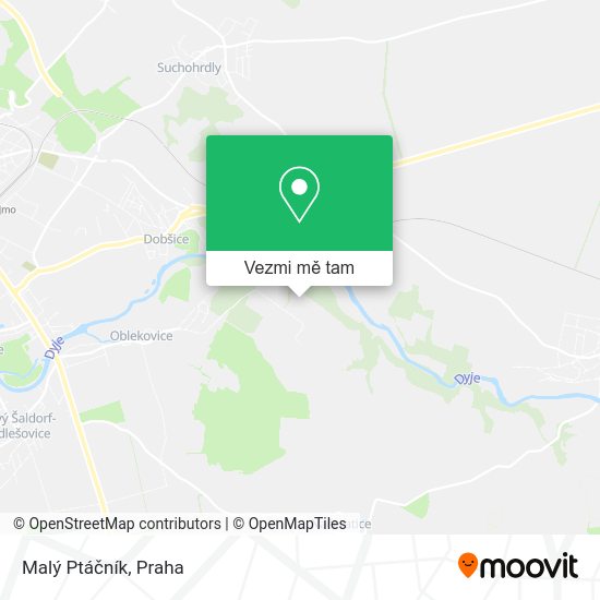 Malý Ptáčník mapa