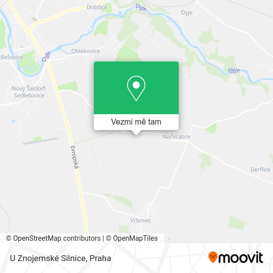 U Znojemské Silnice mapa