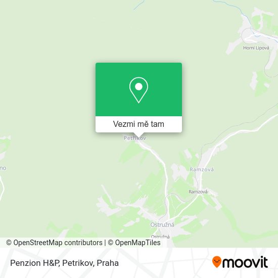 Penzion H&P, Petrikov mapa