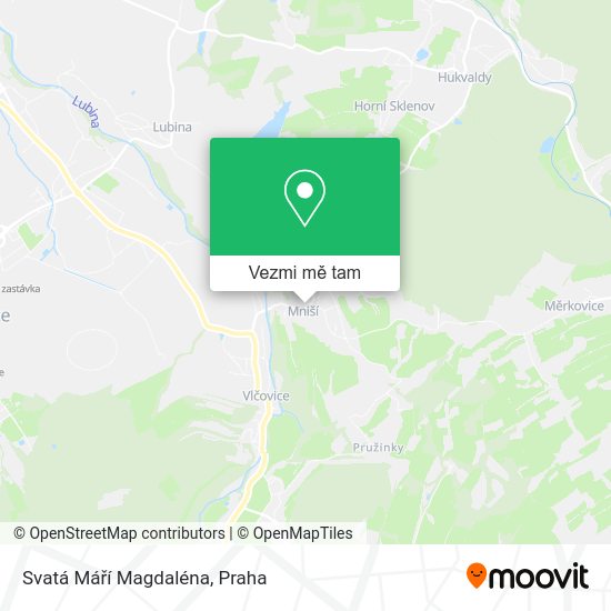 Svatá Máří Magdaléna mapa